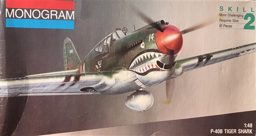 MONOGRAM 1/48 P-40B TIGER SHARK