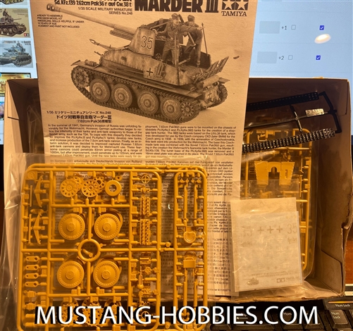 Tamiya 1 35 German Tank Destroyer Marder III Sd Kfz 139 7 62cm Pak36 R