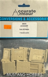 ACCURATE ARMOR 1/35 Fork Lift Pallet Set (Square)