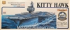 ARRI 1/800 US. Navy Aircraft Carrier KITTY HAWK CV-63