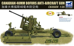 BRONCO MODELS 1/35 Canadian 40mm Bofors Anti-Aircraft Gun