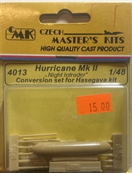 CMK MODELS 1/48 Hurricane Mk II Night Fighter Conversion Set Hasegawa