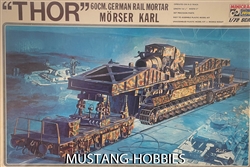 HASEGAWA 1/72 MÃ¶rser Karl 60cm German Rail Mortar "Thor"