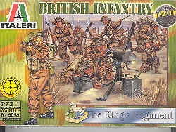 ITALERI 1/72 WW2  BRITISH INFANTRY