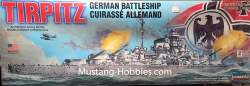 Lindberg 1/350 TIRPITZ German Battleship