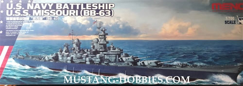 MENG 1/700 U.S. Navy Battleship Missouri (BB-63)