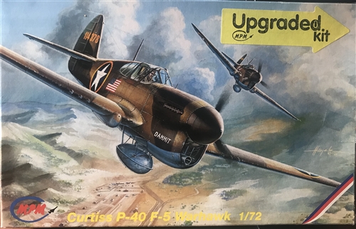 MPM Production 1/72 P-40 f/l Warhawk Upgraded Kit