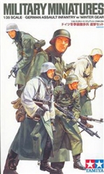 TAMIYA 1/35 German Assault Infantry w/Winter Gear (5)