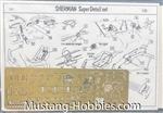 VERLINDEN PRODUCTIONS 1/35 SHERMAN SUPER DETAIL SET