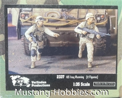 VERLINDEN PRODUCTIONS 1/35 US Iraq Running 2 Figures